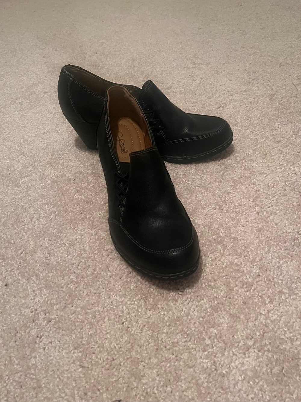Jessica Simpson Comfortable Black Women's Slip-On Heels